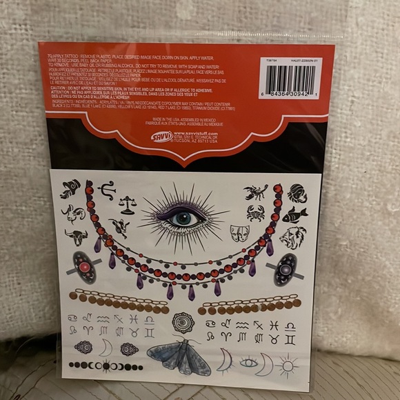 Suit Yourself Costume 12 Piece Gem💎 Kit & 104 Ct Tattoos Kit Bundle.NWT🔺FIRM🔺 - Picture 5 of 6